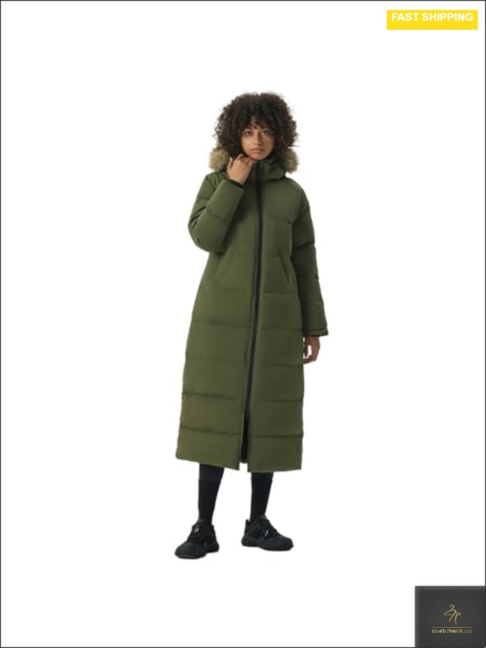 Women's Long Down Coat Parka Jacket 750+ Fill Power Full-Length